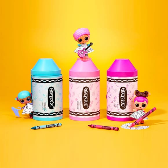 Игровой набор с куклой L.O.L. Surprise! серии Crayola – Цветнашки