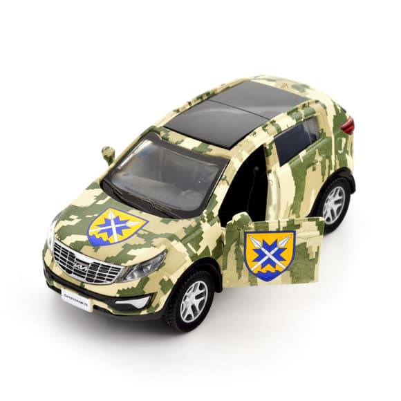 Автомодель серии Шевроны Героев - Kia Sportage R - 56 ОМПБр