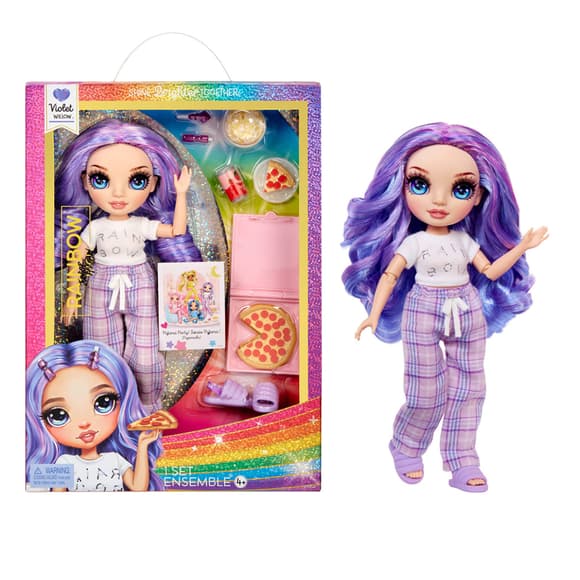 Кукла Rainbow High серии Junior High PJ Party - Виолетта