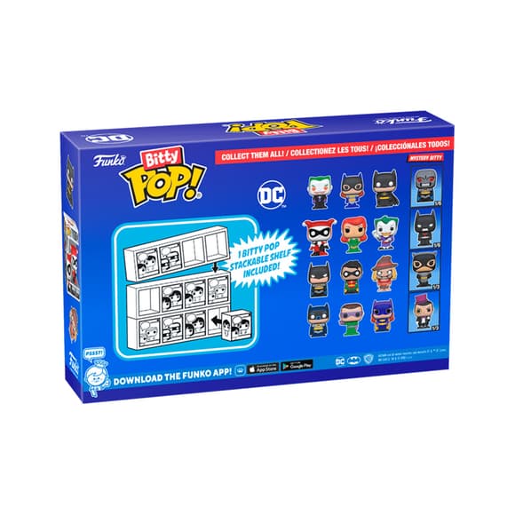 Набор игровых фигурок Bitty Pop! серии DC (4 фигурки асс.)