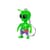 Коллекционная фигурка Stumble Guys - Пришелец (с кольцом)