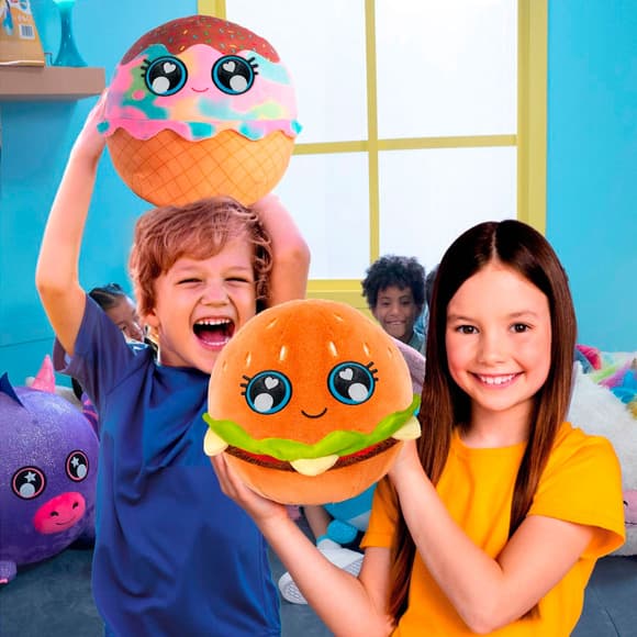 Игровой набор Biggies серии Little Foodies - Бургер (надувная игрушка, насос)