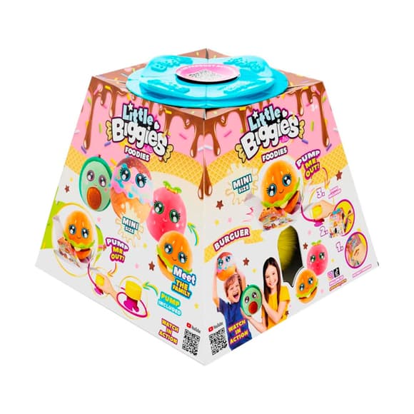 Игровой набор Biggies серии Little Foodies - Бургер (надувная игрушка, насос)