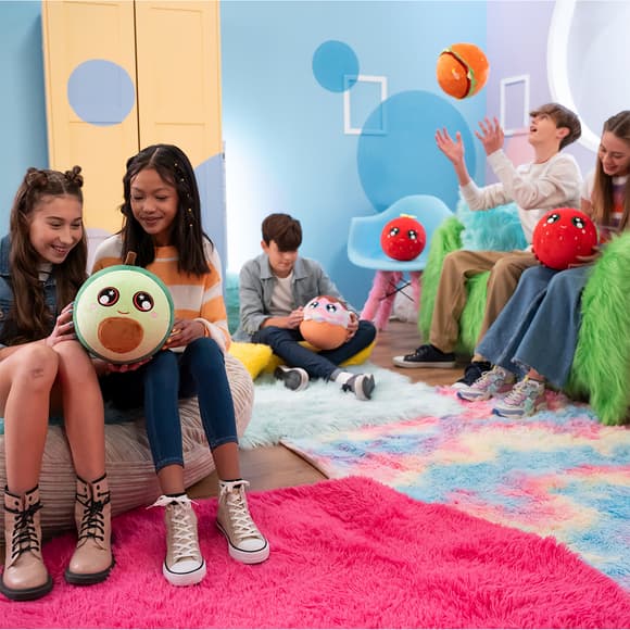 Игровой набор Biggies серии Little Foodies - Клубника (надувная игрушка, насос)