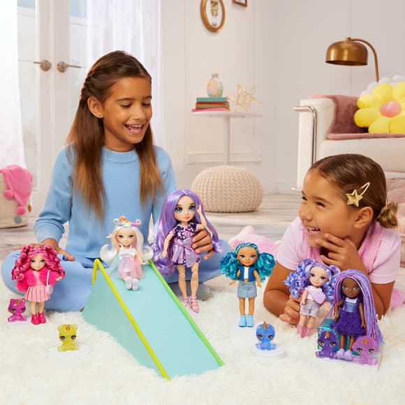 Игровой набор с куклой Rainbow High серии Littles - Аметиста