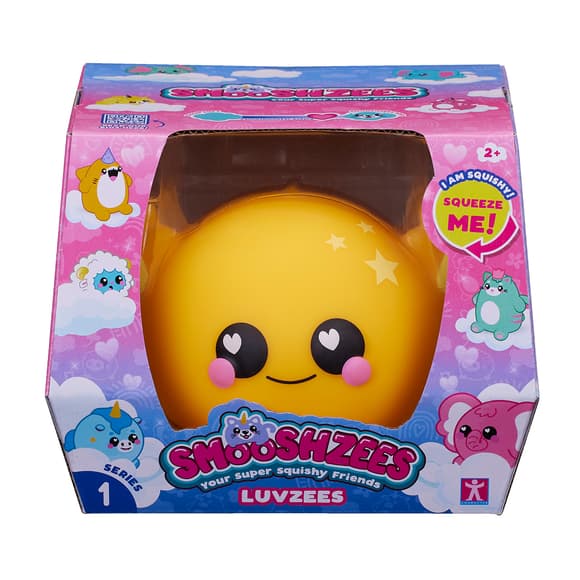 Коллекционная игрушка-антистресс Smooshzees серии Luvzees - Аксолотль Сонни