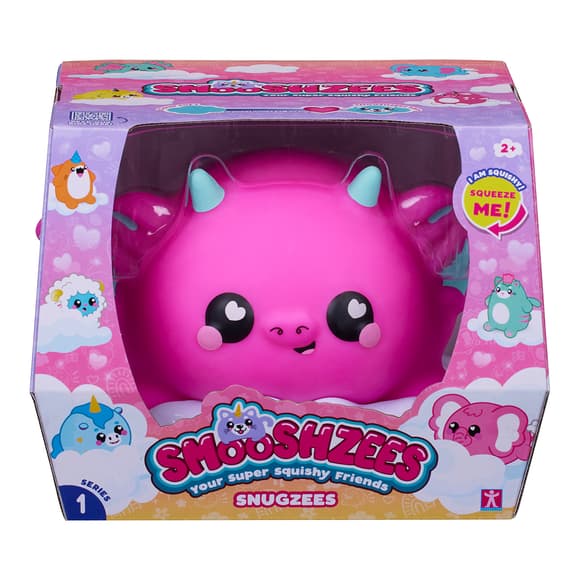 Коллекционная игрушка-антистресс Smooshzees серии Snugzees - Дракон Динки