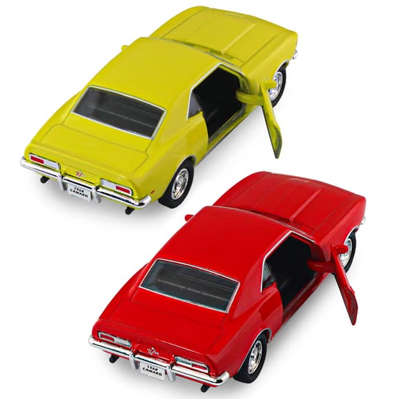 Автомодель - Chevrolet Camaro Z28 1968 (красный, желтый)