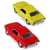 Автомодель - Chevrolet Camaro Z28 1968 (красный, желтый)