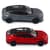 Автомодель - Ford Mustang Mach-E GT 2023 (красный, серебристо-серый)