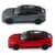 Автомодель - Ford Mustang Mach-E GT 2023 (красный, серебристо-серый)