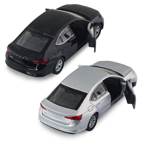 Автомодель - Skoda Octavia (черный, серебристый)
