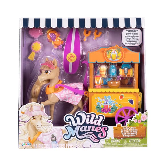 Игровой набор Wild Manes - Пляжный отдых лошадки Бэйли