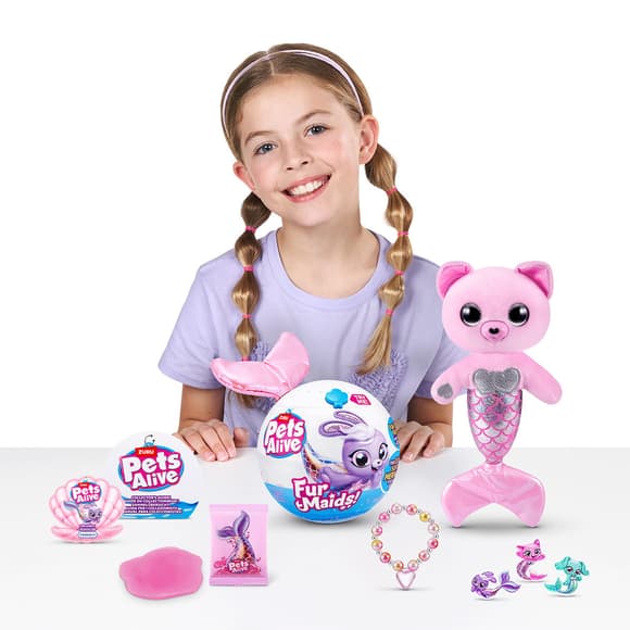 Интерактивный игровой набор Pets Alive серии Furmaids – Котенок Пурл