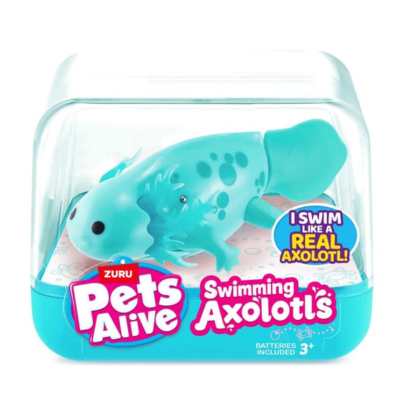 Интерактивная игрушка Pets Alive – Аксолотль (бирюзовый)