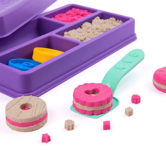 Набор песка для детского творчества - Kinetic Sand Цветное  печенье