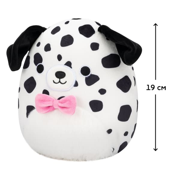 М'яка іграшка Squishmallows - Далматинець  Дастін (19 см)