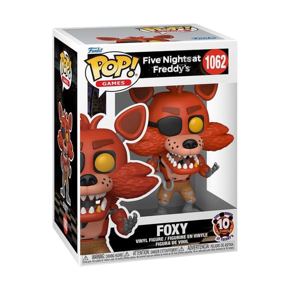 Игровая фигурка Funko POP! серии 5 ночей с Фредди: 10 лет - Фокси