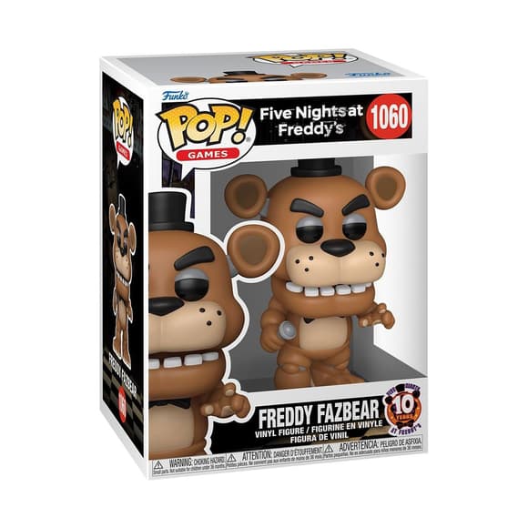 Игровая фигурка Funko POP! серии 5 ночей с Фредди: 10 лет - Фредди