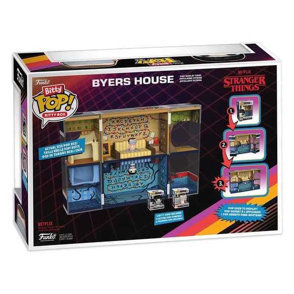 Игровой набор Bitty POP! Boxes серии Очень странные дела - Дом Байерса