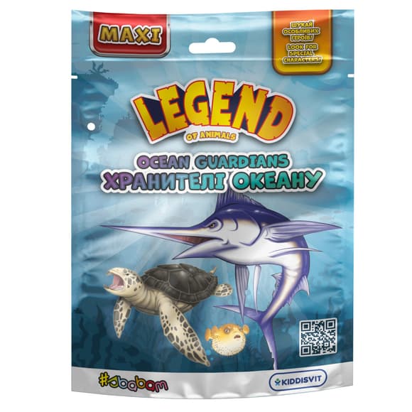 Дисплей стретч-игрушек серии Legend of animals Макси - Хранители океана(10шт)