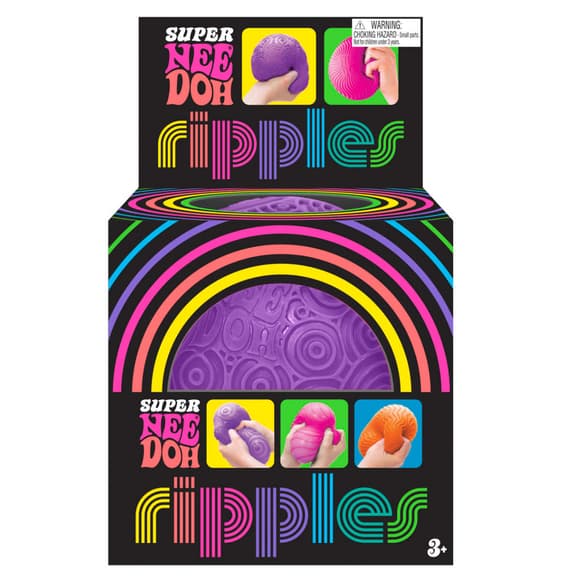 Игрушка-антистресс NeeDoh серии Super – Яркие кружочки (пурпурный)