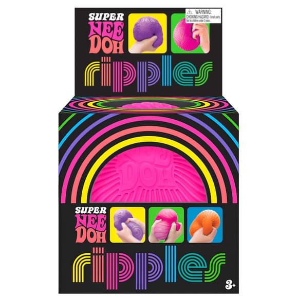 Игрушка-антистресс NeeDoh серии Super – Яркие волны (розовый)