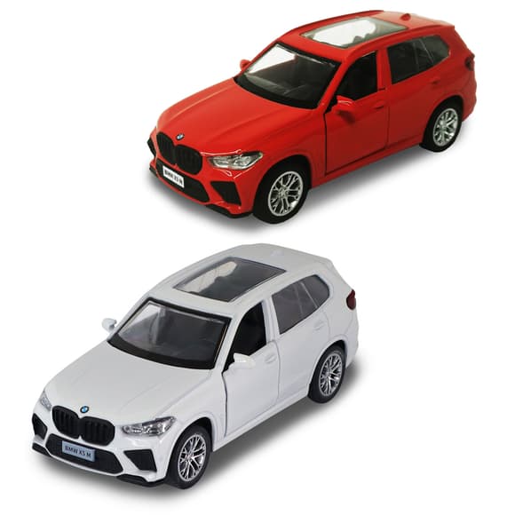 Автомодель – BMW X5 M (белый, красный)