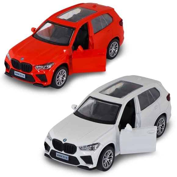 Автомодель – BMW X5 M (белый, красный)