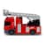 Автомодель серии Big Truck – Пожарная машина Scania (свет, звук, функ. воды)