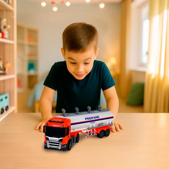 Автомодель серии Large Truck – Автоцистерна Scania (свет, звук)
