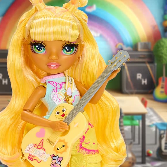 Кукла Rainbow High серии Junior High Rockband - Санни