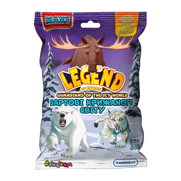 Дисплей стретч-игрушек серии Legend of animals Макси - Стражи ледяного мира (10 шт)