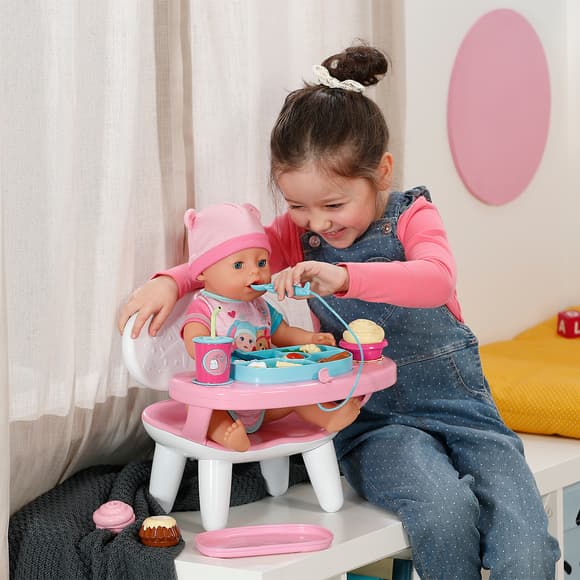 Интерактивный столик для кормления куклы Baby Born – Время обеда (свет, звук)