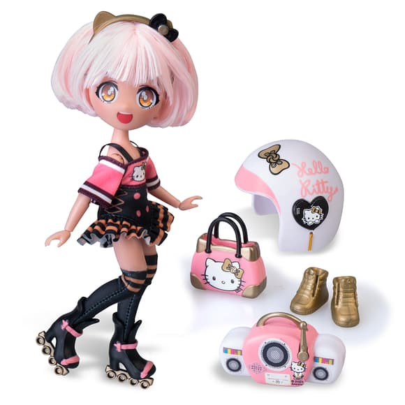 Игровой набор 4SF Manga Dolls серии Hello Kitty – Золотая  Роллер Дива