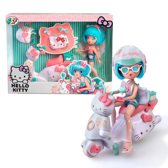 Игровой набор 4SF Manga Dolls серии Hello Kitty – Красотка Пинк на скутере