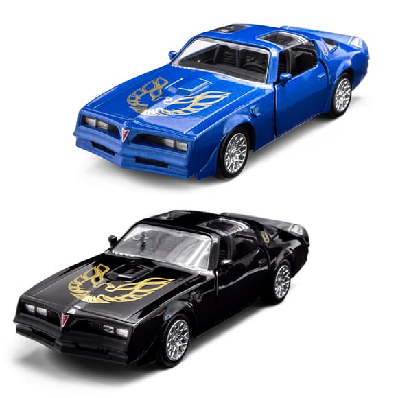 Автомодель - Pontiac Firebird 1978 (черный, синий)