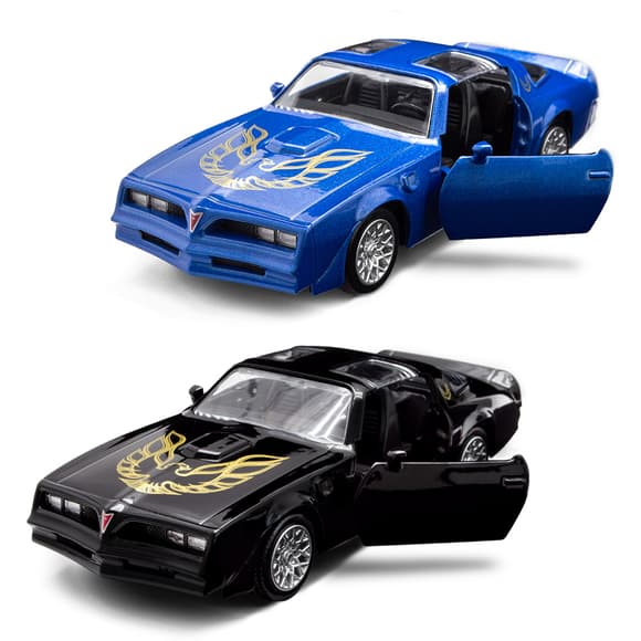 Автомодель - Pontiac Firebird 1978 (черный, синий)