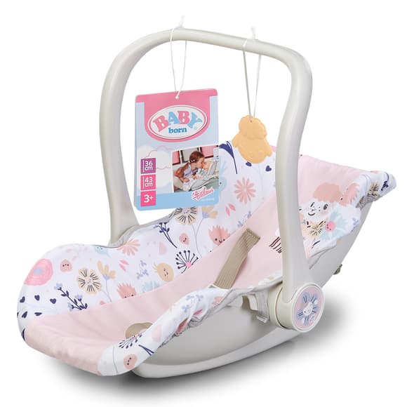 Кресло-переноска для куклы Baby Born 2 в 1 – Цветочный стиль