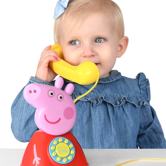 Игрушка-каталка на веревочке Peppa - Телефон Пеппы