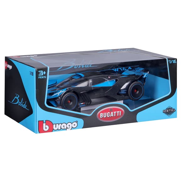 Автомодель - Bugatti Bolide (черно-синий, 1:18)