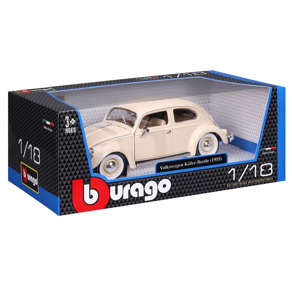 Автомодель - Volkswagen Käfer Beetle (1955) (бежевый, 1:18)