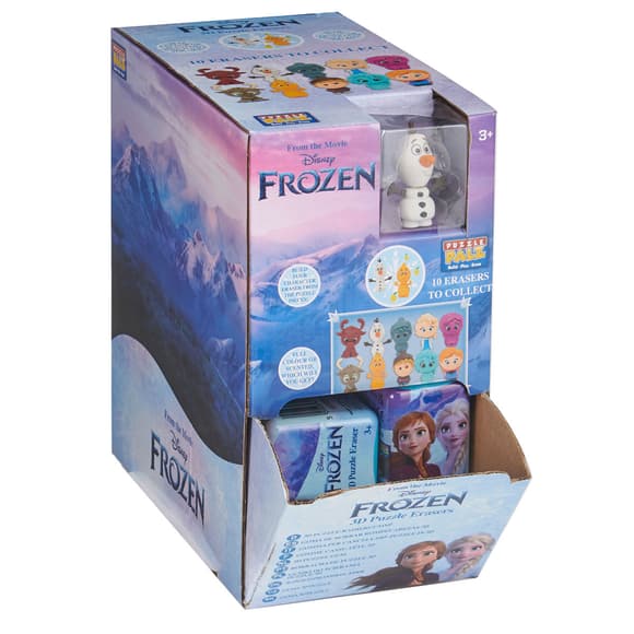 Коллекционный ластик-пазл серии Puzzle Palz – Холодное сердце (в капс.)