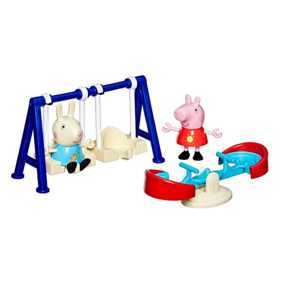 Игровой набор Peppa Figurines серии Моменты с Пеппой – Приключения на качелях