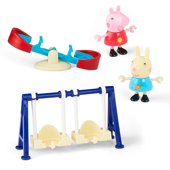 Игровой набор Peppa Figurines серии Моменты с Пеппой – Приключения на качелях