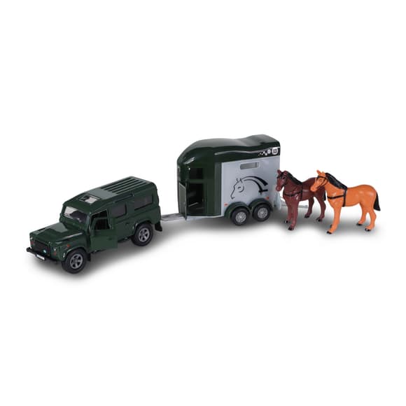 Игровой набор - Land Rover (с прицепом и фигурками лошадей)