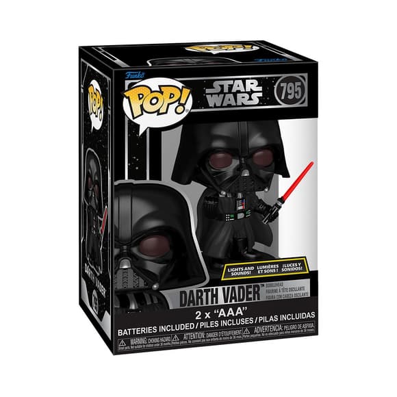 Игровая фигурка Funko POP! серии Звездные войны - Дарт Вейдер (звук, свет)