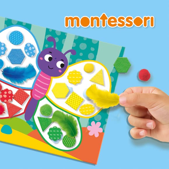 Набор для творчества серии Montessori – Сортируй цвета и материалы