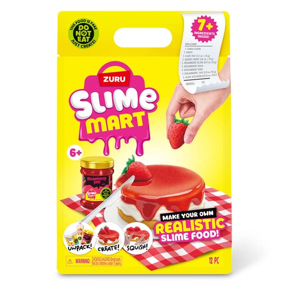 Игровой набор со слаймами Slime Mart серии Shopping Bag – Клубничный чизкейк