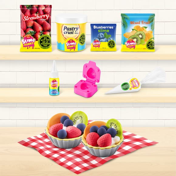 Игровой набор со слаймами Slime Mart серии Shopping Bag – Фруктовый тарт